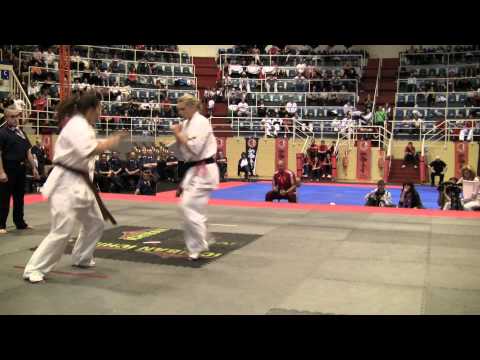 European Championship Shinkyokushin 2012 - Csenge Szepesi - Margarita Ciuplyte