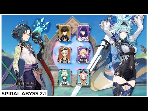 Xiao & Eula (ft. Raiden Shogun) - Spiral Abyss 2.1, Floor 12 - 9 Stars | Genshin Impact