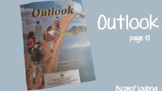 Outlook//solution des exercices page 13 English