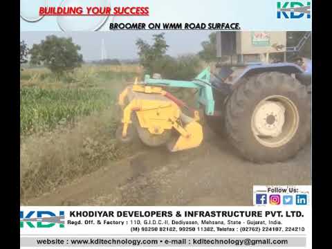 Tractor Mounted Road Sweeper