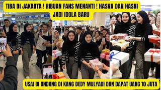 Download lagu ARRIVED IN JAKARTA! HASNA & HASNI ARE MOBLED BY THOUSANDS OF FANS AFTER AN INVITATION BY KANG DED... mp3