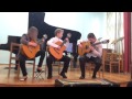 "Страна птиц" джазовая композиция, трио гитаристов: Юля, Павел Гуляев ...