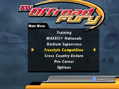 ATV Offroad Fury Main menu music