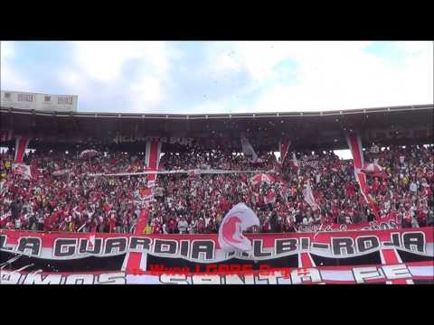 "// Vamos Santa Fe,queremos la copa..//Cómo me voy a olvidar y más!// -Ind Santa Fe Vs Atl Nacional" Barra: La Guardia Albi Roja Sur &bull; Club: Independiente Santa Fe