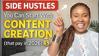Side Hustles You Can Start With Content Creation (that pay in 2026)