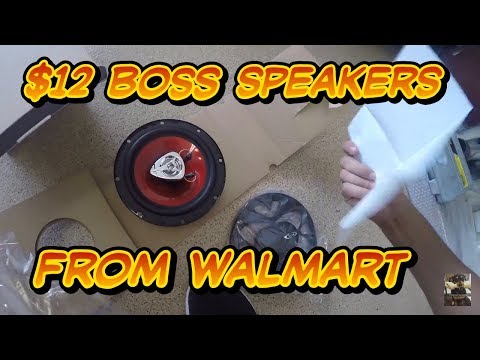 Installing $12 boss speakers from walmart on the chevy aveo