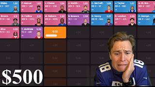 Expert Drafts $500 Fantasy Football Team