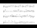 Four - Stan Getz tenor sax solo transcription