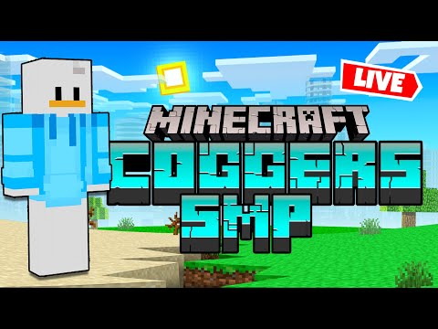 EPIC LIVE MINECRAFT COGGERS SMP DAY 1!!