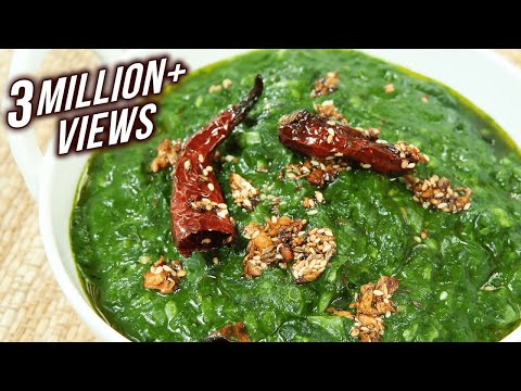 Lasooni Palak Recipe In Hindi | Garlic Spinach | How To Make Dhaba Style Lasooni Palak | Varun In...