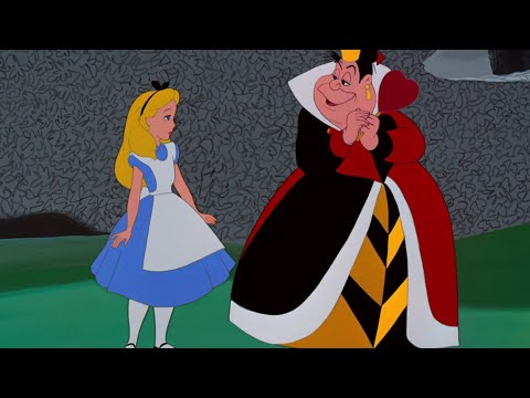 Alice in wonderland - Alice meets the queen of hearts scene