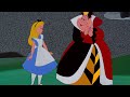 Alice In Wonderland Alice Meets The Queen Of Hearts Scene