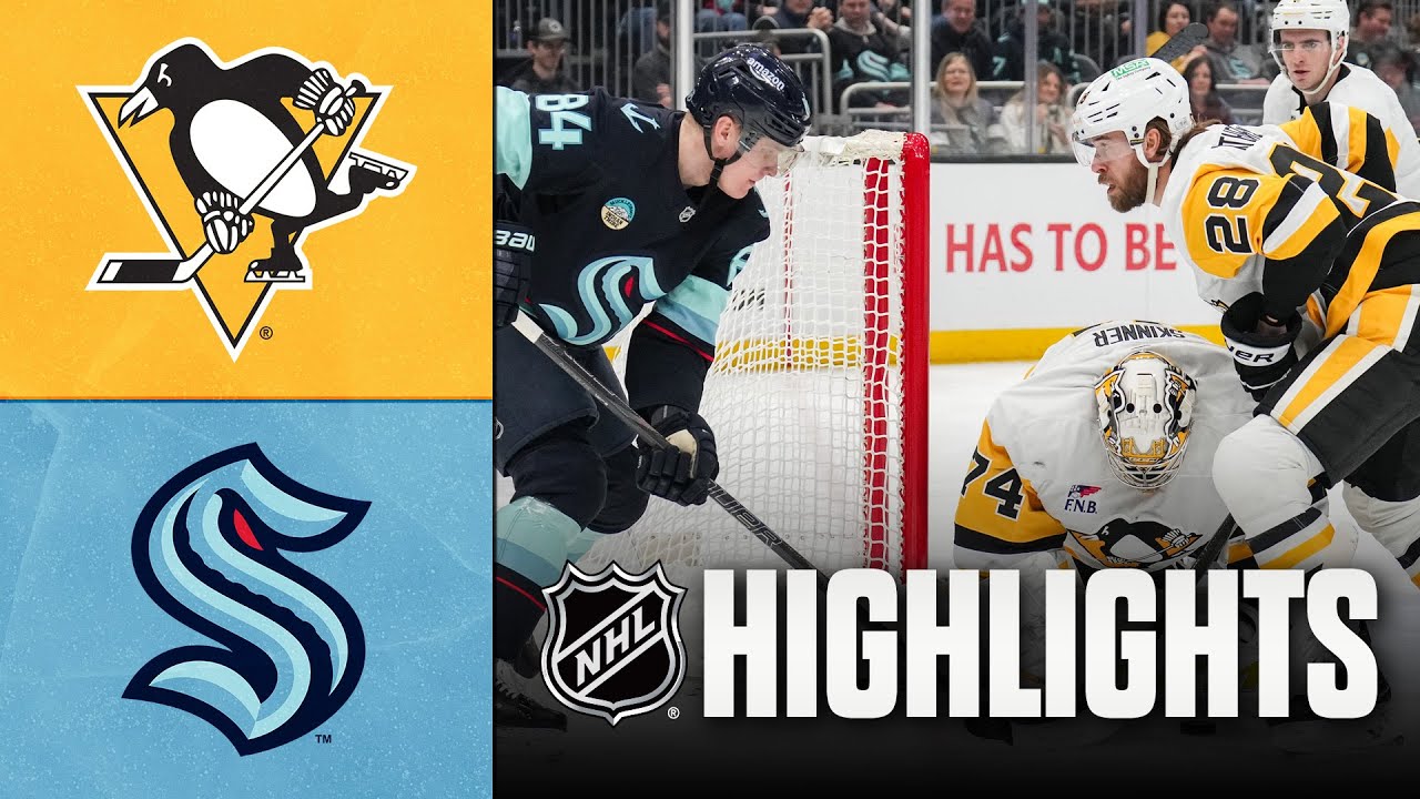 Penguins vs. Kraken | NHL Highlights | January 19, 2026
