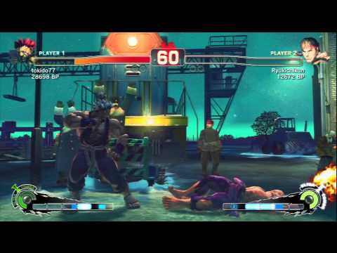 SSF4 TOKIDO77 VS RYUKICHIKUN HD