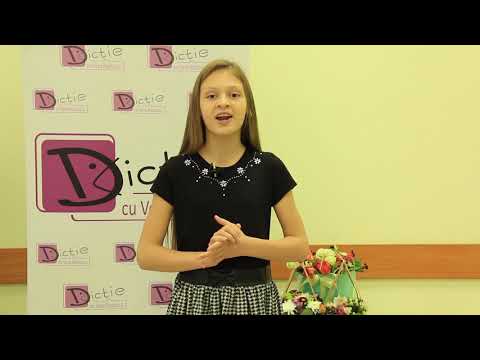 Irina Trofim- Cursantă la dicție cu Vera Nastasiu