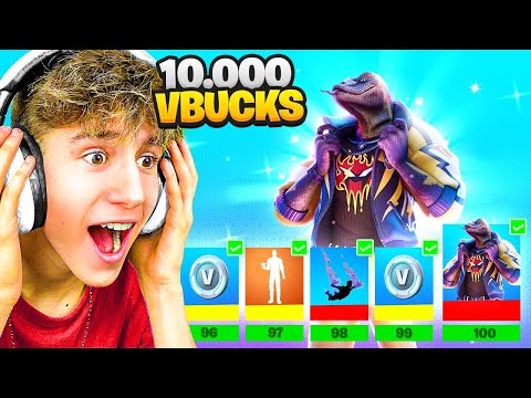 SHOPPO la SKIN FINALE del PASS BATTAGLIA (10.000 V-Bucks) 😱 Fortnite Season 2