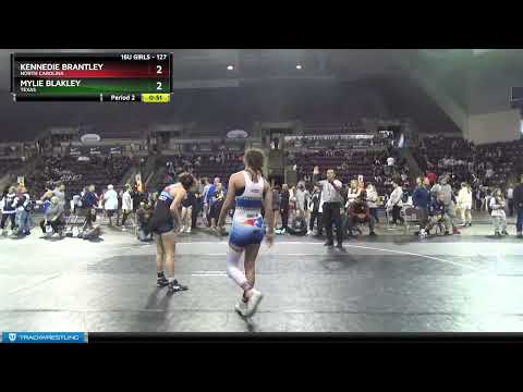 127 Lbs Cons. Round 3 - Kennedie Brantley, North Carolina Vs Mylie Blakley, Texas 6095