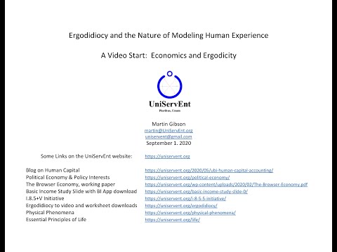 Ergodidiocy Economics 1.0