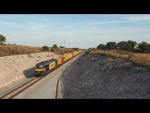 Comboio de Contentores n.º 51934/5 - Monte Novo - Palma