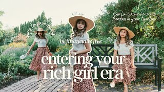 how to become financially free in your twenties