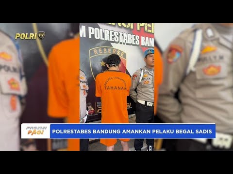 POLSEK LENGKONG POLRESTABES BANDUNG AMANKAN PELAKU BEGAL SADIS