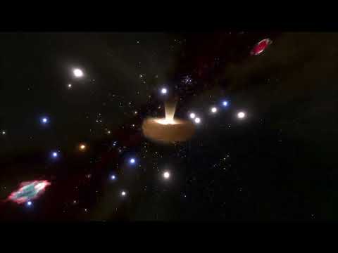 Flying to the Center of Galaxy Centaurus A (Brightness Enhanced & Fullscreen)