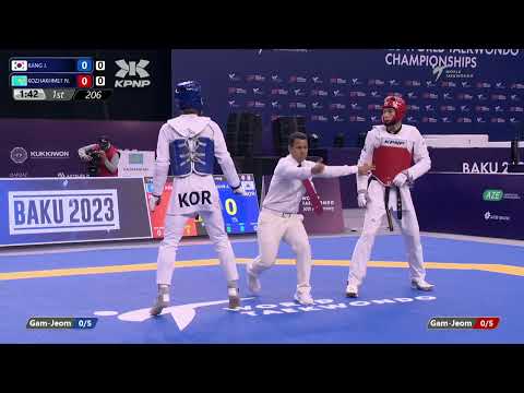 206 R64 Men  74kg KOR KANG J  KAZ KOZHAKHMET N