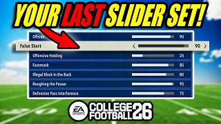 The MOST REALISTIC Slider Set For CFB 26