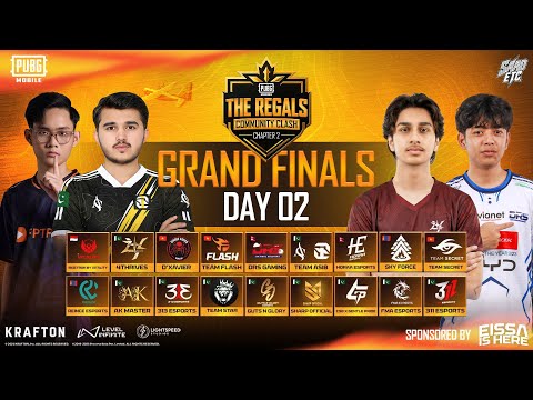 2026 PUBGM THE REGALS COMMUNITY CLASH - CHAPTER 2 | FINALS DAY - 2 | #4T #BTR #i8 #DRS #HORAA #FL