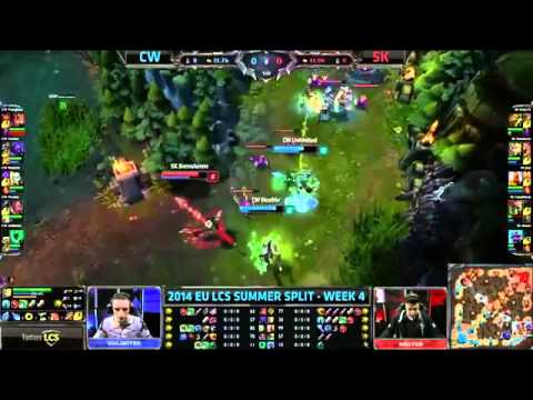 Copenhagen Wolves vs SK Gaming | CW vs SK | 2014 EU LCS Summer Split W4D2 G4 [HQ]