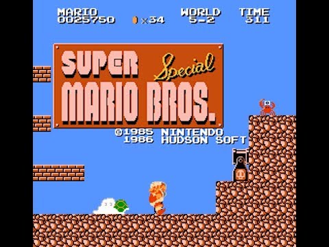 Super Mario Bros. Special (NES Style, Longplay, No Warp Zones, No Commentary)