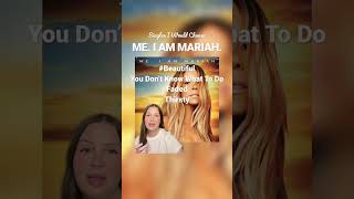 Singles I Would Choose from Me. I Am Mariah. #mariahcarey
