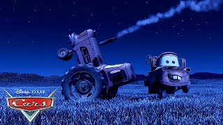 Tractor Tipping with Mater and Lightning McQueen | Pixar Cars