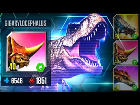 GIGAKYLOCEPHALUS VS ARMORMATA VS ANKYLOSAURUS GEN 2 | JURASSIC WORLD THE GAME