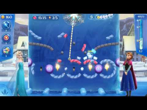 Frozen Free Fall: Icy Shot Level 49 - NO BOOSTERS ☃☃☃