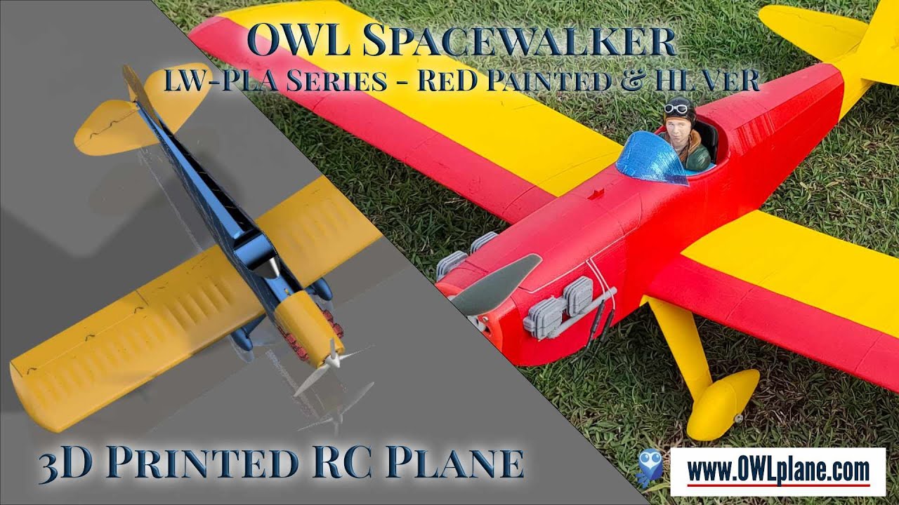 OWL Spacewalker - Red Painted - Hand Launch Version