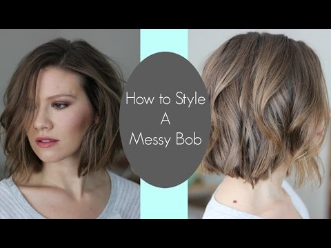 How I Style My Messy Bob // Laura's Natural Life
