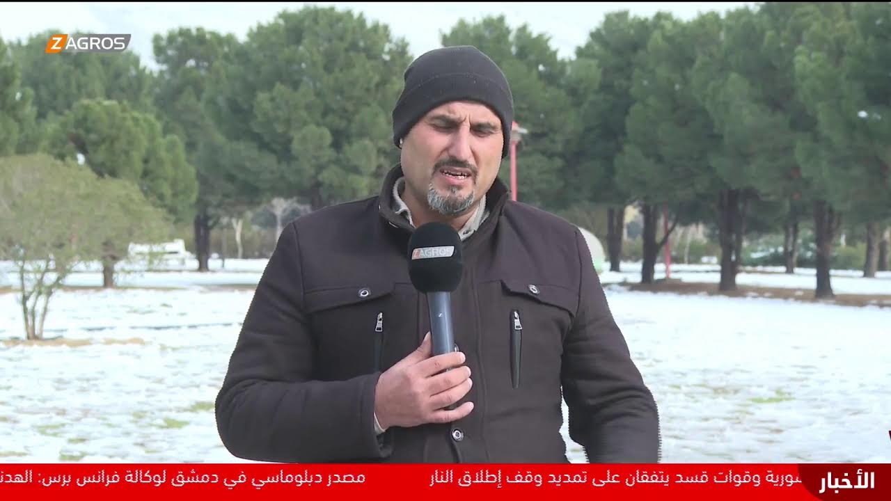 فيديو | #السليمانية .. إغلاق للطرق المؤدية إلى المرتفعات بسبب تساقط الثلوج الكثيفة