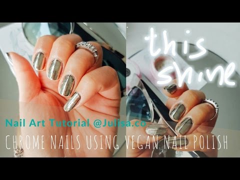 How To Chrome Nails Chrome Mirror Powder Tutorial