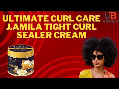 Enhance Your Curls Naturally with J.Amila Pure Natural Tight Curl Sealer Cream