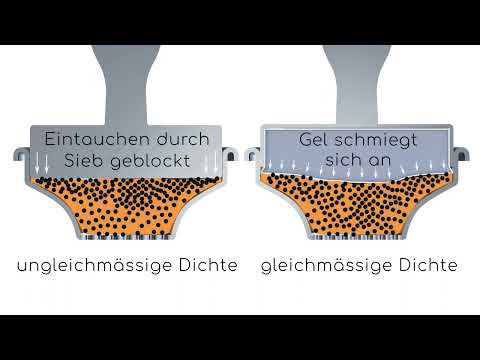 Coffee tamping using the hydrofoam technique by idroprep