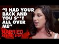 'You spoilt b****': Mick and Tam's furious reaction to Jess and Dan's affair | MAFS 2019