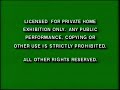 Walt Disney Studios Home Entertainment Canadian Warning Screens 1991 1997