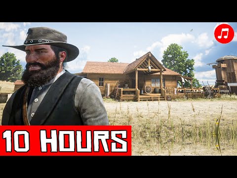 Relaxing 10 Hour - Red Dead Redemption 2 🎵 House Building Theme Song (Instrumental, No Ads)