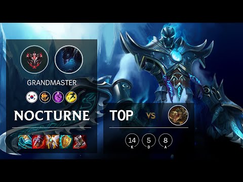 Nocturne Top vs Renekton - KR Grandmaster Patch 11.6