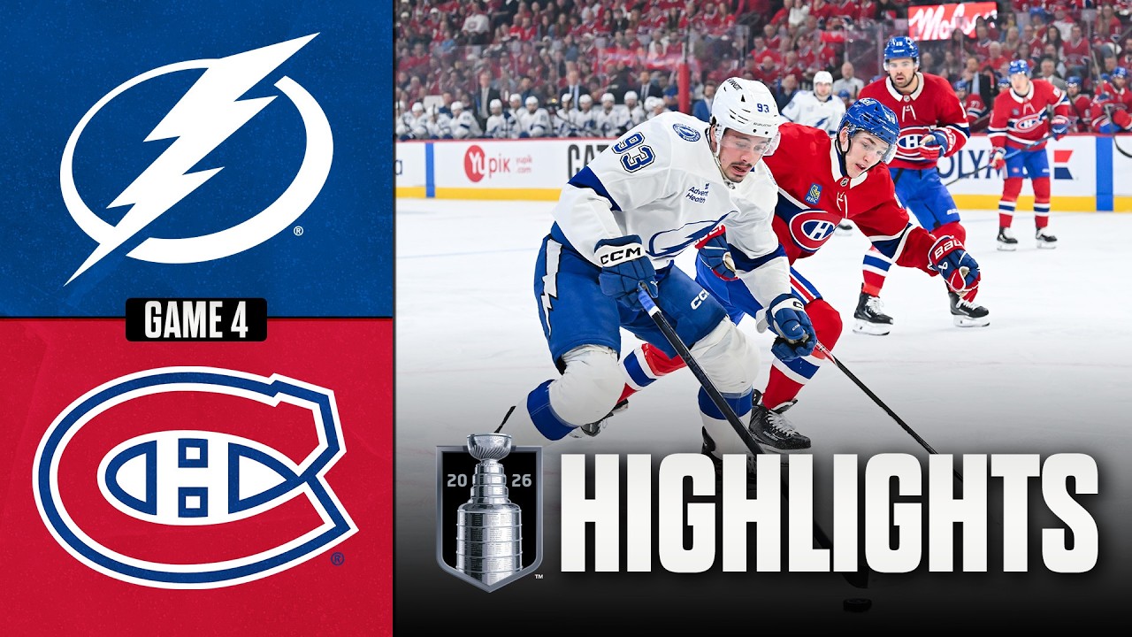 Lightning vs. Canadiens | NHL Playoff Highlights | Game 4 | April 26, 2026