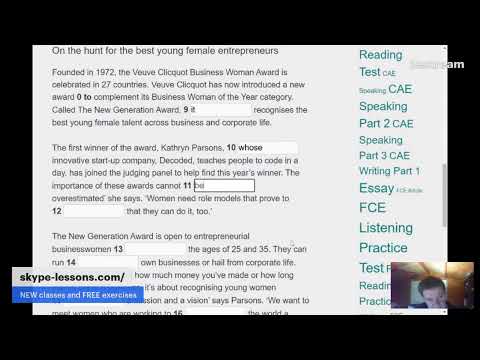 CAE Use of English (part 2)