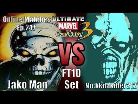 Jako Man VS Nickkdakiller212 FT10 Set (UMVC3 Online Matches Ep.247)