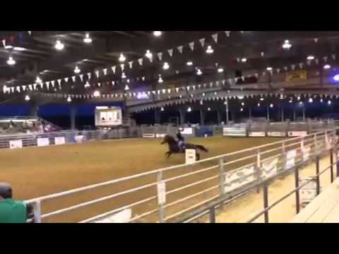 Madison riding Laurie 2014.04.06