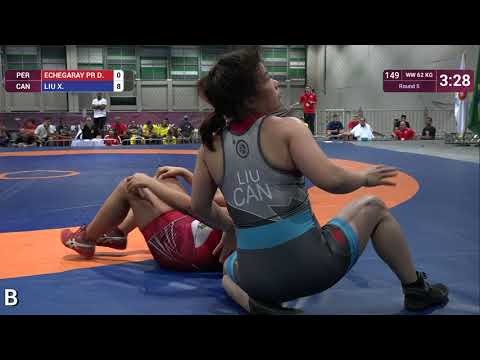 Round 5 WW - 62 kg: D. ECHEGARAY PR (PER) v. X. LIU (CAN)